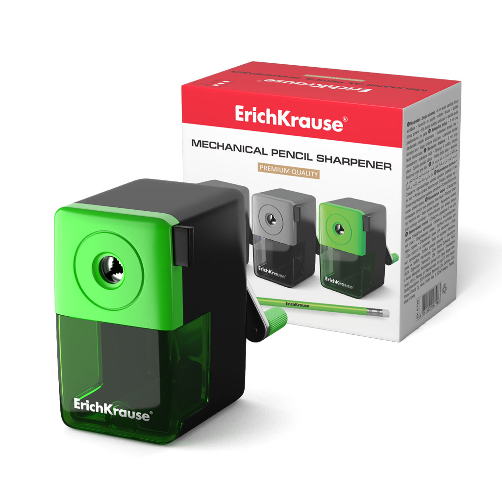 Точилка механическая 1 отверстие ErichKrause, ассорти