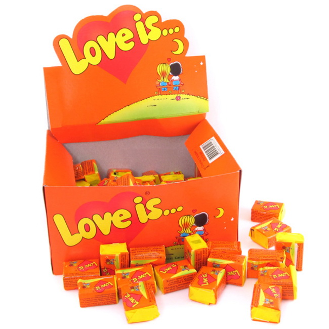 Жевательная резинка LOVE IS Апельсин и Ананас 4.2 гр