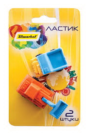 Ластик Silwerhof Машинки набор 2 штуки