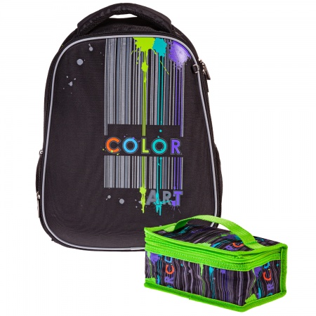 Рюкзак Hatber Ergonomic light Color art универсальный начальная школа