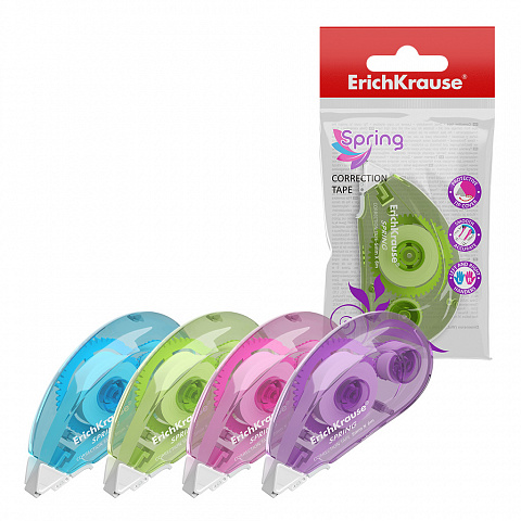 Корректирующая лента ErichKrause Spring, 5мм х 6м