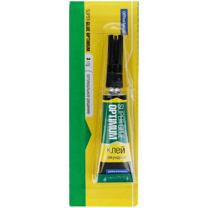 Клей секундный OfficeSpace Super Glue Optimum 3 гр