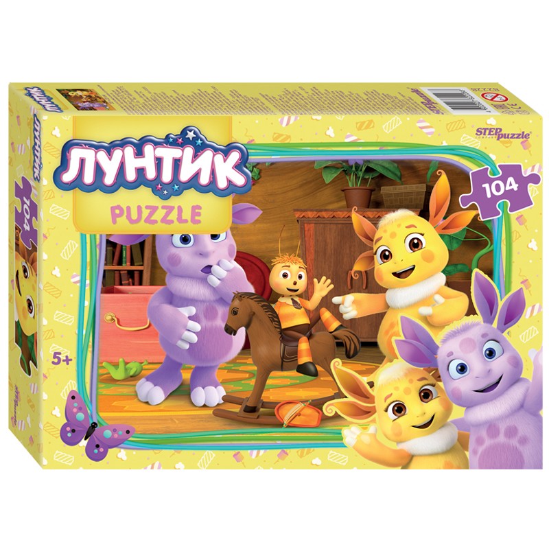 Пазлы Step 104 Лунтик