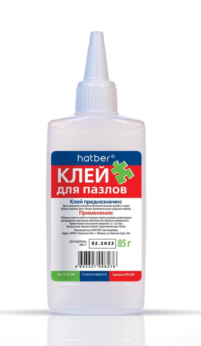 Клей для пазлов Hatber с дозатором 85 гр
