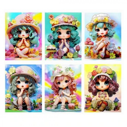 Алмазная мозаика Девочки 23*30 см