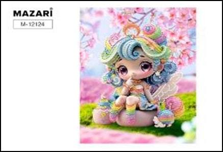 Алмазная мозаика Зефирка 23x30 см частичная выкладка
