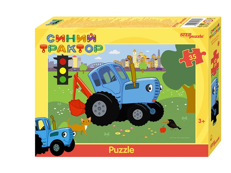 Пазлы Step 35 Синий трактор (Биг Папа)