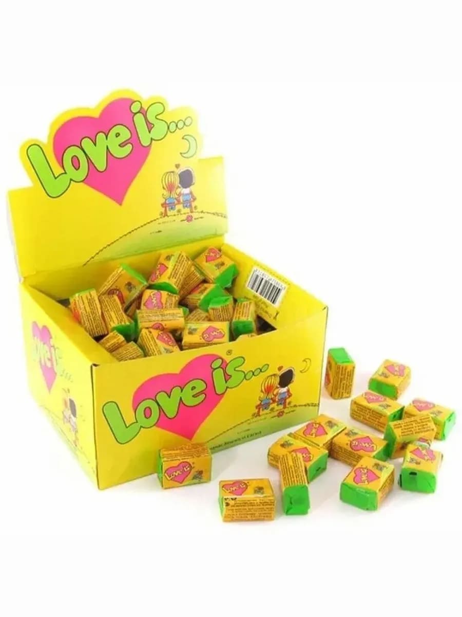 Жевательная резинка Love is/Лав из Кокос и ананас