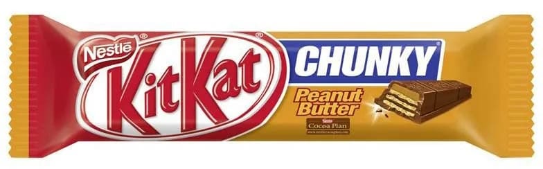 Шоколад Kitkat Chunky Peanut Butter (Кит Кат Чанки с арахисовым маслом) 42 грамма