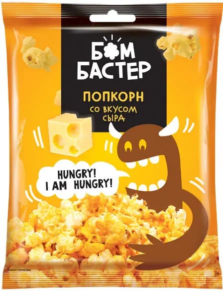 Попкорн Бомбастер со вкусом сыра 35 грамм