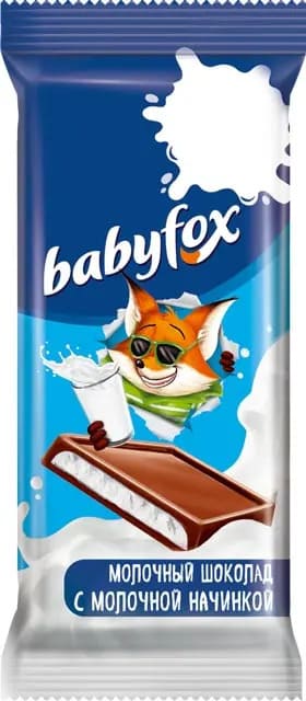 Прод.Шоколад молочный BabyFox 24г Без скидки